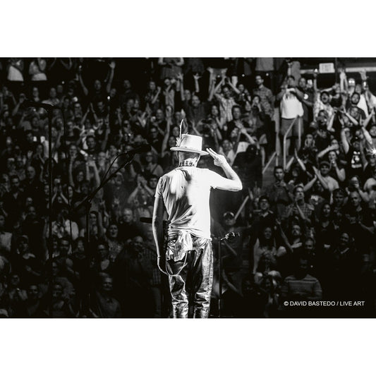 ICONIC image of The Tragically Hip's Gord Downie -  The Salute