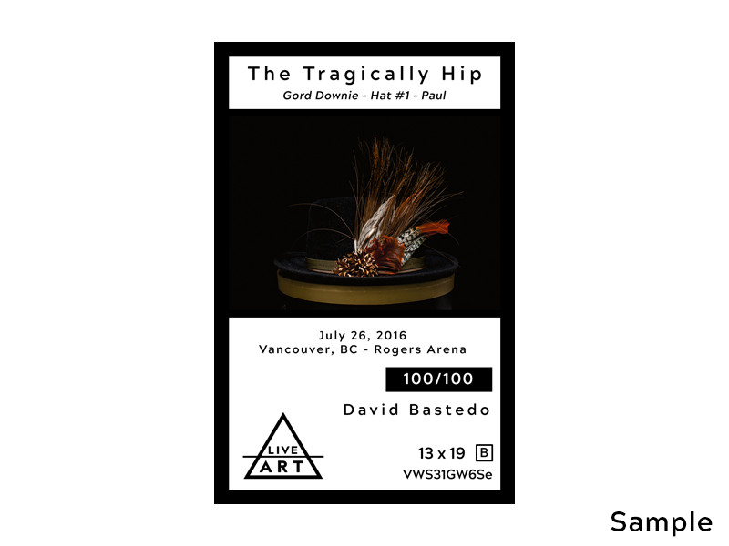 The Tragically Hip - Gord Downie - Hat #1 - Paul